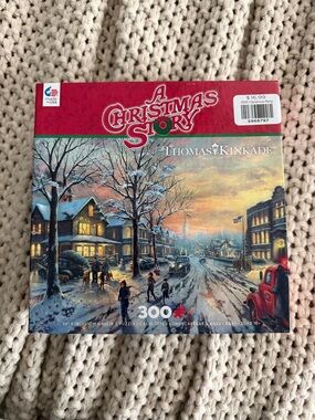 Thomas Kinkade Winter Village, 300 Piece Puzzle